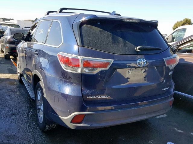 TOYOTA HIGHLANDER LIMITED HYBRID 2016