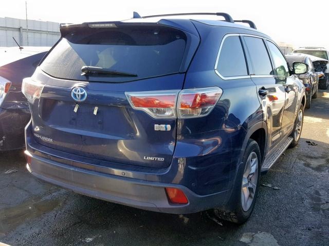 TOYOTA HIGHLANDER LIMITED HYBRID 2016