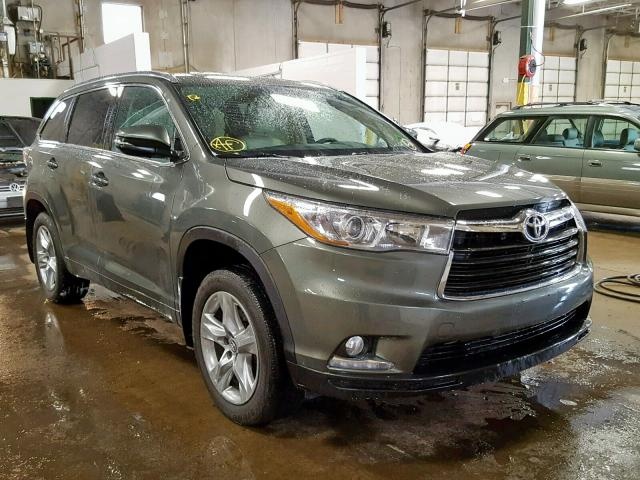 TOYOTA HIGHLANDER LIMITED 2016