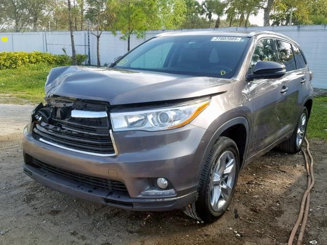 TOYOTA HIGHLANDER LIMITED 2016