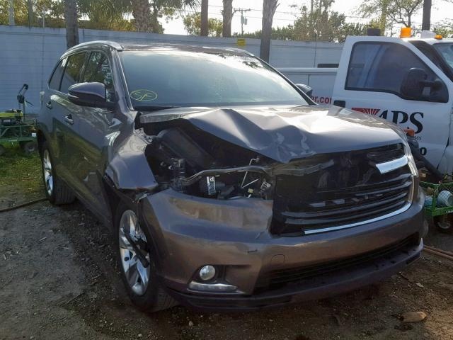 TOYOTA HIGHLANDER LIMITED 2016