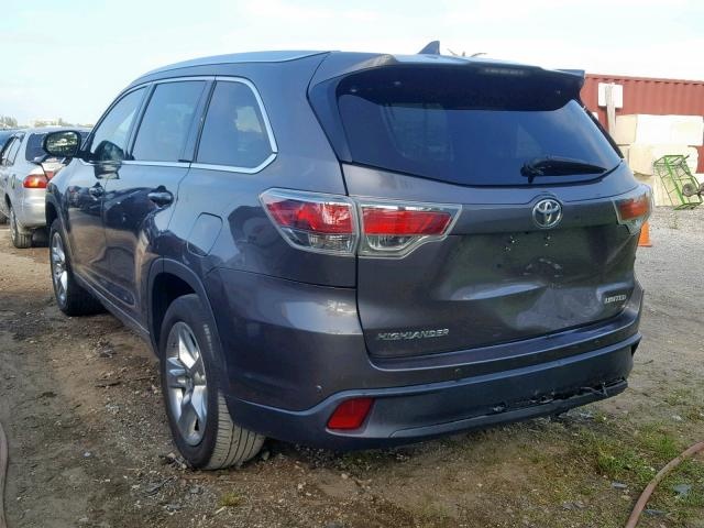 TOYOTA HIGHLANDER LIMITED 2016