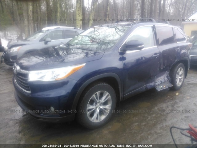 TOYOTA HIGHLANDER LE 2014
