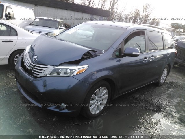 TOYOTA SIENNA LIMITED 2015